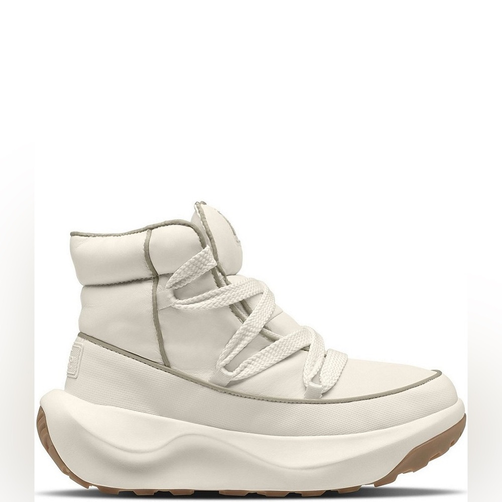 North Face Women's Halseigh Thermoball Lace Waterproof Leather Platform Booties